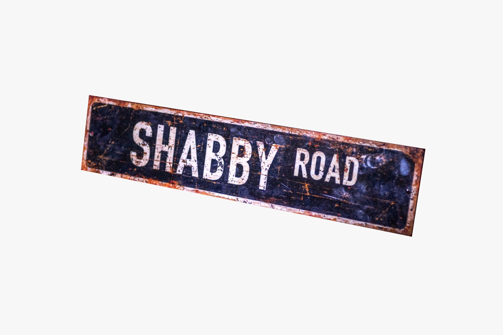 Shabby Road sign